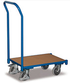 VARIOfit Euro-System-Roller mit Schiebebügel, Holzladefläche, Eckhülsen, sw-410.039