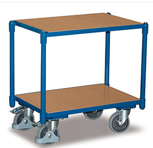 VARIOfit ESD-Euro-System-Roller mit zwei Holzladeflächen, sw-410.501