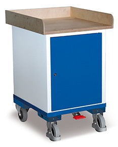 VARIOfit Flügeltürenschrank, eine Ladefläche mit Rand, EasySTOP sw-500.014