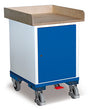 VARIOfit Flügeltürenschrank, eine Ladefläche mit Rand, EasySTOP sw-500.014