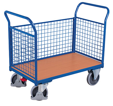 VARIOfit Dreiwandwagen mit Drahtgitter sw-500.301/sw-600.301/sw-700.301/sw-800.301