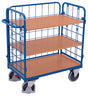 VARIOfit Etagenwagen mit drei Wänden, drei Böden sw-500.307/sw-600.307/sw-700.303/sw-800.303