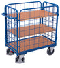 VARIOfit Etagenwagen mit vier Wänden, drei Böden sw-500.460/sw-600.460/sw-700.460/sw-800.460