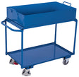 VARIOfit Tischwagen mit zwei Wannen, eine abnehmbar, sw-600.507