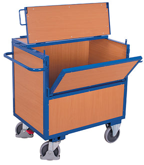 VARIOfit Kastenwagen mit Holzaufbau, verschließbar sw-700.407/sw-800.407