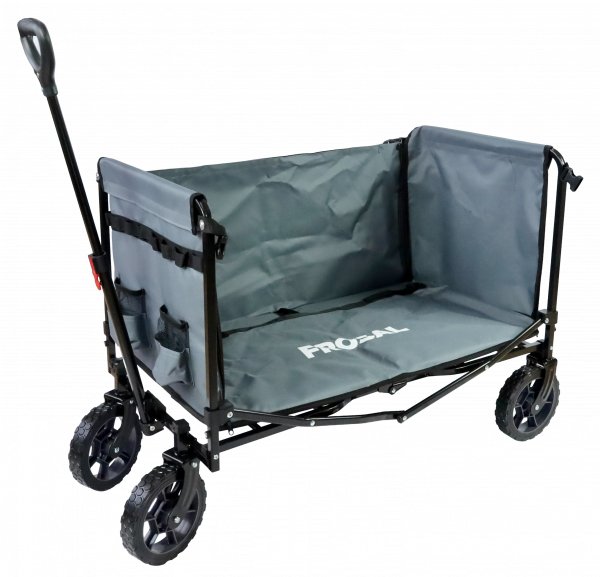 FROSAL Bollerwagen faltbar Bruno grau
