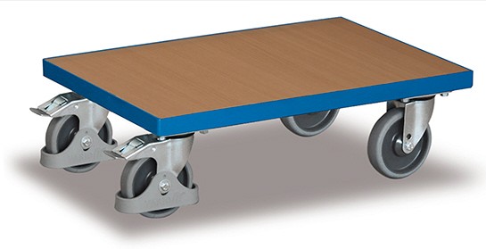 VARIOfit Euro-Roller, Ladefläche aus Holz mit Rand (nicht erweiterbar) sw-410.010