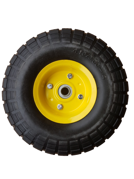 Frosal Ersatzrad Transportwagen pannensicher 16 mm Achse Gelb 4.10 / 3,50, pannensichere Räder, FROSAL Ersatzräder, FROSAL, Marken