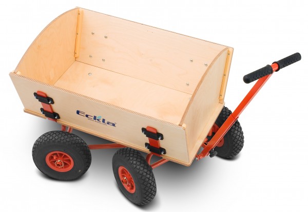 Bollerwagen Eckla Fun Trailer Long Hinterachslenkung pannensichere Bereifung