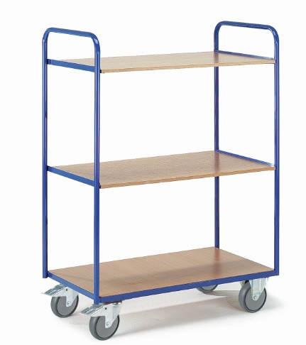 ROLLCART Etagenwagen drei Böden, 250 kg Tragkraft, 087235 087236