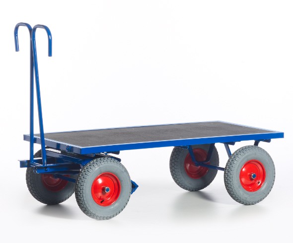 ROLLCART Handpritschenwagen ohne Bordwände, 700 kg Tragkraft, 1505101 1505102 1505121 1505122