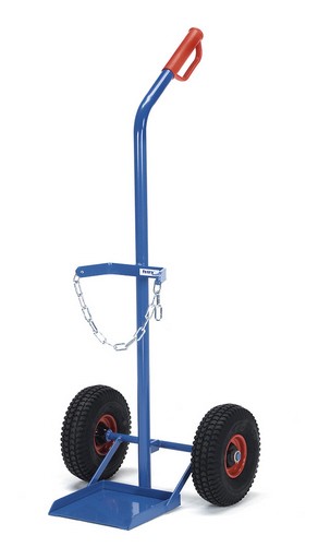 Fetra 51101/51102 Stahlflaschenkarre, 100 kg, für eine Stahlflasche 20, 40 oder 50 Liter Inhalt