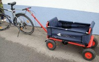 Fahrradzugstange für Eckla-Bollerwagen